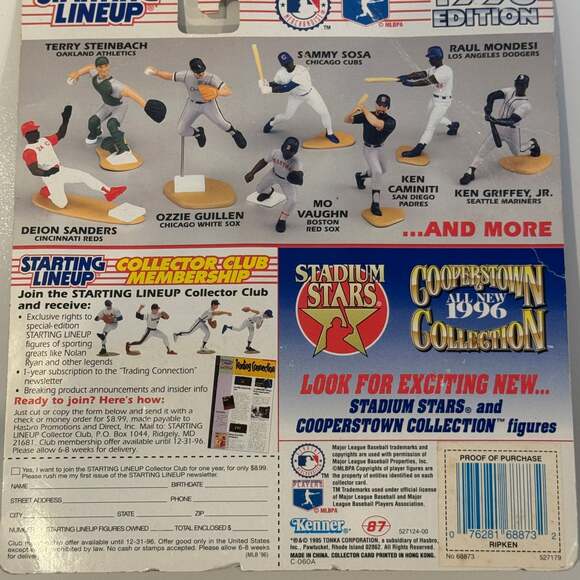 1996 Starting Lineup Cal Ripken Jr. Baltimore Orioles Baseball Figure - Picture 4 of 4
